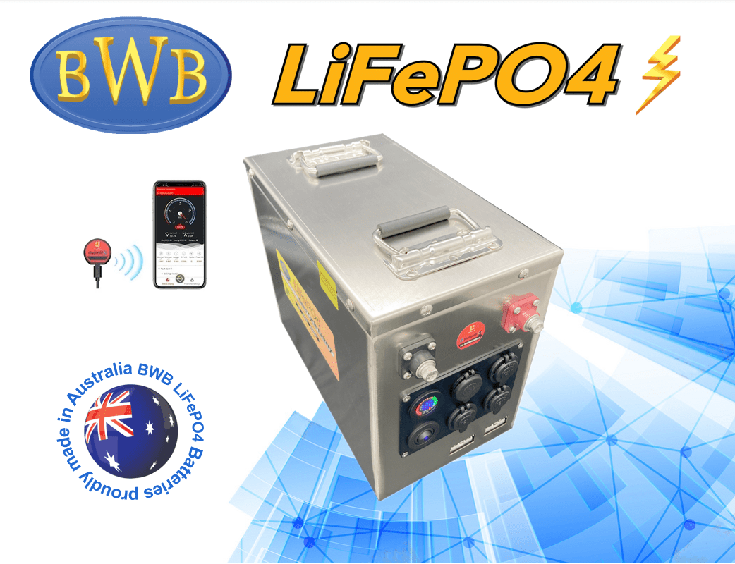BWB 200Ah 12V LiFePO₄ Lithium Battery (Optional Bluetooth Monitoring) — Australian Made — photo 2