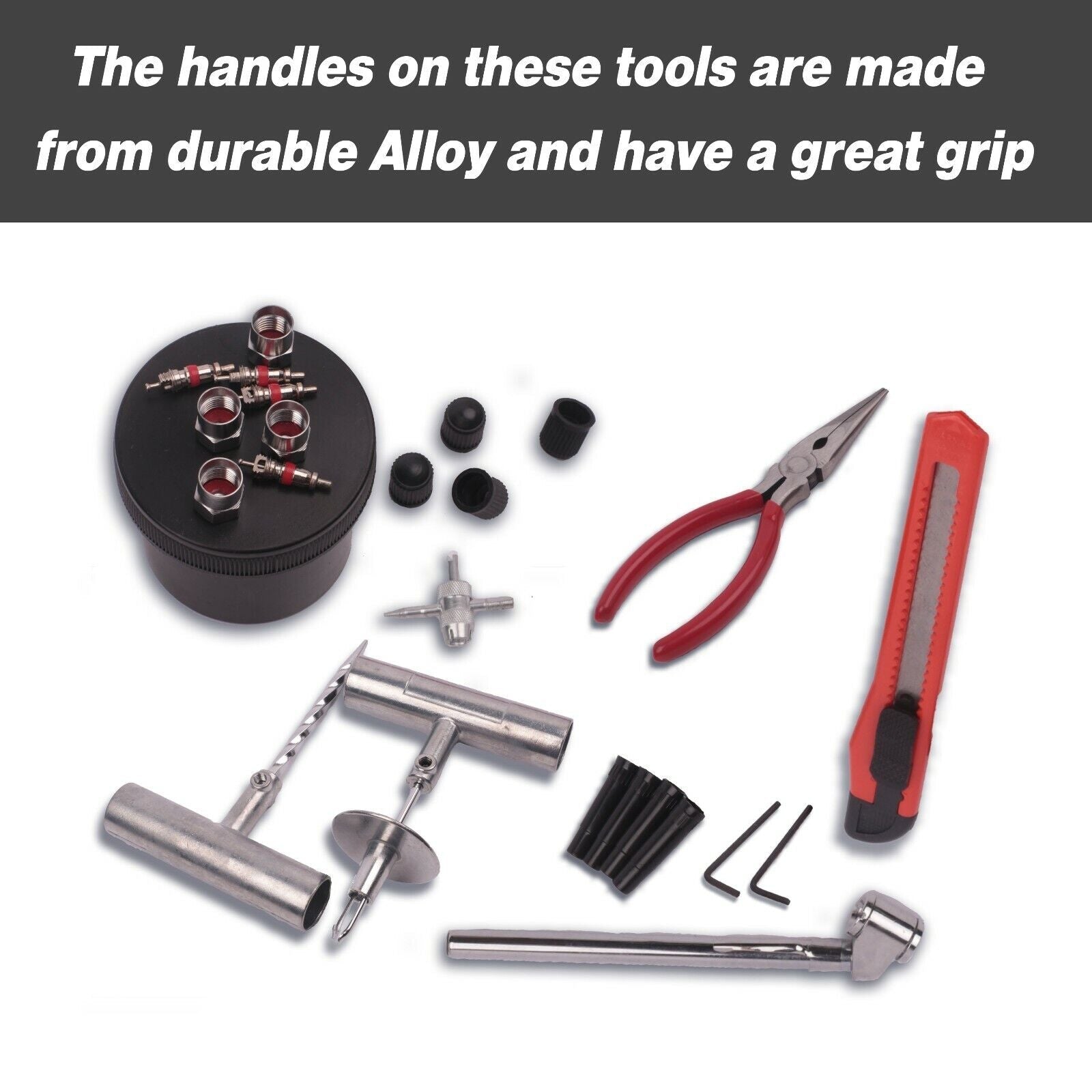 Heavy-Duty Tyre Puncture Repair Kit – Essential On-the-Go Tyre Fix — photo 6