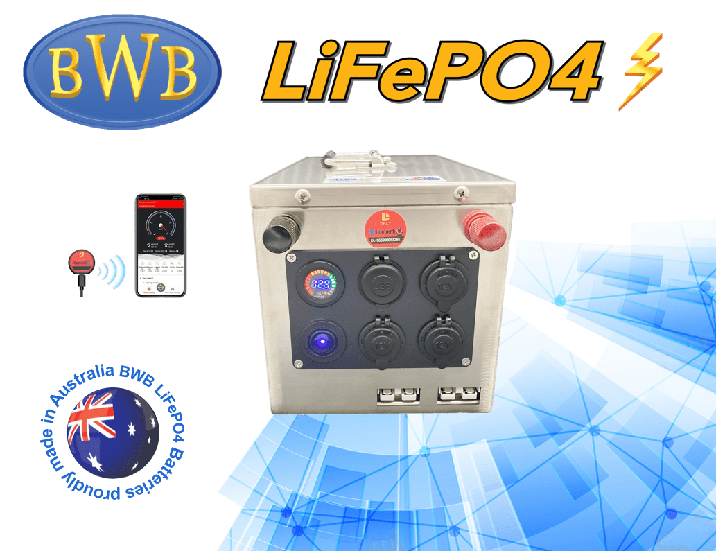 BWB 100Ah 12V LiFePO₄ Lithium Battery (Optional Bluetooth Monitoring) — Australian Made — photo 2