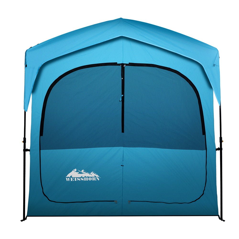 Weisshorn Double Camping Shower & Toilet Tent – Outdoor Privacy Enclosure — photo 3