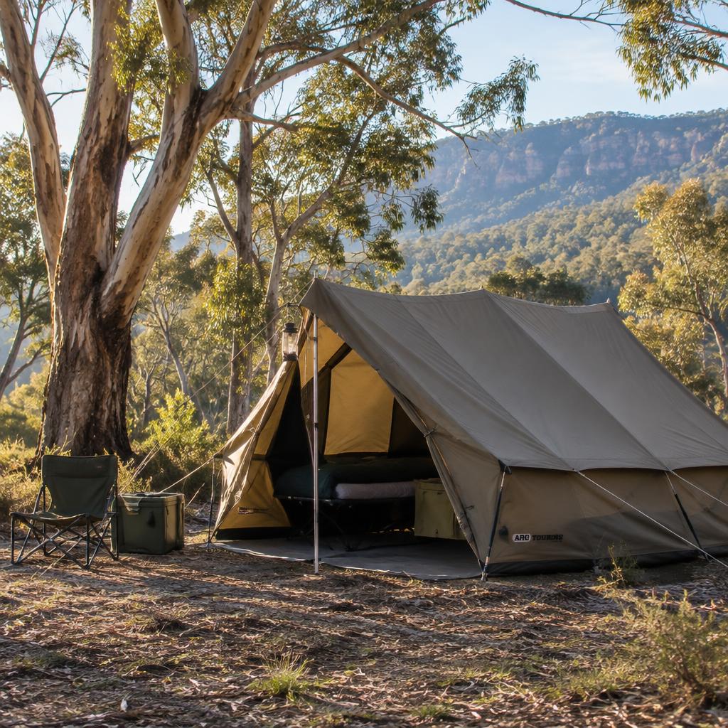 Tents and Shelters — Australian outdoor scene